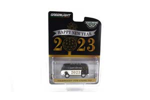 VW VOLKSWAGEN T1 VAN "NEW YEAR 2023" (ДЛИНА МОДЕЛИ 6-10 СМ)