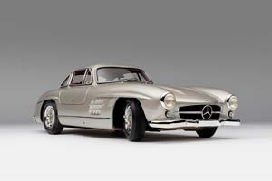 MERCEDES BENZ 300SL GULLWING 1954 SILVER