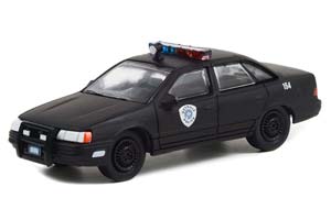 FORD TAURUS LX "DETROIT METRO WEST POLICE" 1986 (ИЗ К/Ф "РОБОКОП") (ДЛИНА МОДЕЛИ 6-10 СМ)