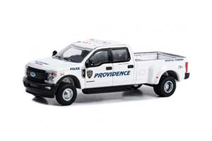 FORD F-350 DUALLY "PROVIDENCE POLICE DEPARTMENT MOUNTED UNIT" 2018 (ДЛИНА МОДЕЛИ 6-10 СМ)