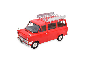FORD TRANSIT MK1 BUS WITH ROOF RACK 1965 RED