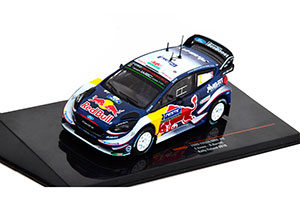 FORD FIESTA WRC #2 "RED BULL" EVANS - BARRITT RALLY FINLAND 2018, WHITE / BLUE