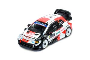 TOYOTA YARIS WRC #33 TOYOTA GAZOO RACING WRT EVANS/MARTIN 2 МЕСТО RALLY MONTE CARLO (С ЛЮСТРОЙ) 2021