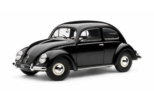 VW VOLKSWAGEN BEETLE KAEFER LIMOUSINE 1955 ЧЁРНЫЙ
