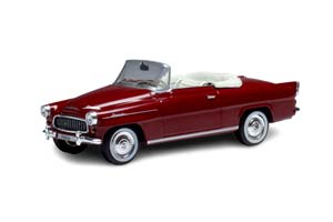 SKODA FELICIA ROADSTER 1959 DARK RED