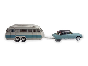 CITROEN DS 19 -1959 + CARAVAN HENON 1:18 NOREV