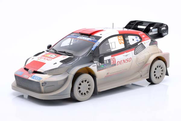 TOYOTA GR YARIS RALLY1 HYBRID #69 2ND SAFARI RALLYE 2023 DIRTY VERSION / ТОЙОТА ГР ЯРИС RALLY1 ГИБРИД 2 МЕСТО САФАРИ РАЛЛИ ГРЯЗНАЯ ВЕРСИЯ