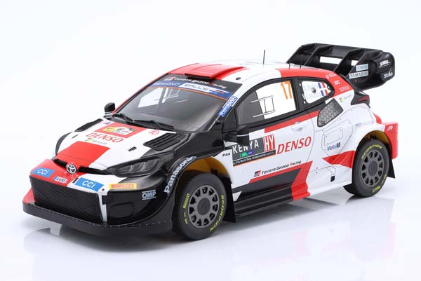 TOYOTA GR YARIS RALLY1 HYBRID #17 WINNER SAFARI RALLYE 2023 OGIER, LANDAIS / ТОЙОТА ГР ЯРИС RALLY1 ГИБРИД ПОБЕДИТЕЛЬ САФАРИ РАЛЛИ ОЖЬЕ ЛАНДАЙС