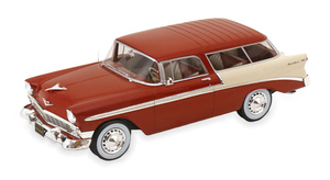 CHEVROLET BEL AIR NOMAD 1956 BROWN METALLIC CREME