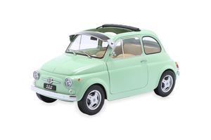 FIAT 500 F CUSTOM WITH REMOVABLE SOFTTOP 1968 MINT GREEN