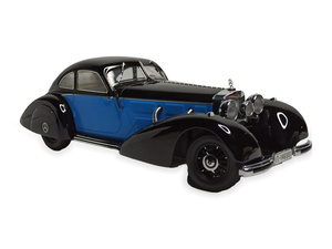 MERCEDES 540K (W29) BLACK/BLUE 1:18 KK SCALE