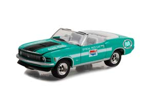 FORD MUSTANG MACH 1 428 COBRA JET CONVERTIBLE MICHIGAN SPEEDWAY PACE CAR 1970 (ДЛИНА МОДЕЛИ 6-10 СМ)