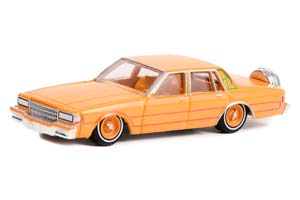 CHEVROLET CAPRICE CLASSIC CONTINENTAL KIT CUSTOM 1990 KANDY ORANGE (ДЛИНА МОДЕЛИ 6-10 СМ)