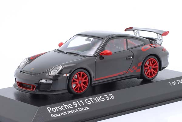 PORSCHE 911 (997) GT3 RS 3.8 2009 GREY RED