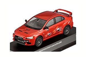MITSUBISHI LANCER EVOLUTION X RALLIART EDITION КРАСНЫЙ МЕТАЛЛИК