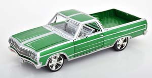 CHEVROLET EL CAMINO SOUTHERN KINGS CUSTOMS 1965 GREEN METALLIC SILVER