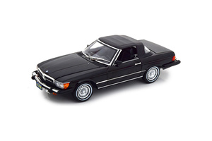 MERCEDES W107 450SL R107 US-VERSION AMERICAN GIGOLO 1979 BLACK / МЕРСЕДЕС 450СЛ АМЕРИКАНСКАЯ ВЕРСИЯ ЧЕРНЫЙ
