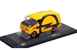 BEDFORD BLITZ OPEL EURO HANDLER TEAM ТЕХНИЧКА РАЛЛИ 1974 ЖЕЛТЫЙ С ЧЕРНЫМ