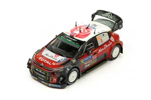 CITROEN C3 WRC #10 M. OSTBERG T. ERIKSEN RALLY FINLAND 2018 КРАСНЫЙ С БЕЛЫМ