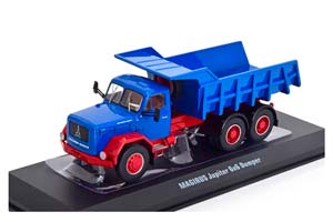 MAGIRUS JUPITER 6X6 1960 САМОСВАЛ СИНИЙ С КРАСНЫМ