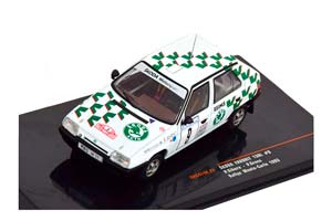 SKODA FAVORIT 136L #9 SKODA MOTORSPORT SIBERA/GROSS 18 МЕСТО RALLY MONTE CARLO 1993