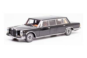 MERCEDES W100 600 PULLMAN LIMOUSINE 1963 BLACK / МЕРСЕДЕС ПУЛЬМАН (ЛИМУЗИН ДИКТАТОРОВ) ЧЕРНЫЙ (НОМЕР 2190)