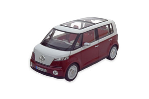 VW VOLKSWAGEN BULLI ID BUZZ CONCEPT CAR AUTOSALON GENEVE 2011 REDMETALLIC WHITE