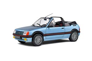PEUGEOT 205 CTI CONVERTIBLE 1989 LIGHT BLUE METALLIC