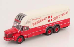 BERLIET GBM 10 SAVOYARDS FRIGORIFIQUES 1960 RED WHITE