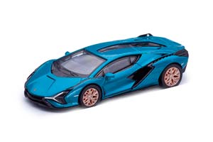 LAMBORGHINI SIAN FKP 37 БИРЮЗОВЫЙ (ДЛИНА МОДЕЛИ 6-10 СМ)