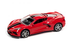 CHEVROLET 2020 CORVETTE RED / ШЕВРОЛЕ КОРВЕТ 2020 КРАСНЫЙ (ДЛИНА МОДЕЛИ 6-10 СМ)