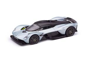 ASTON MARTIN VALKYRIE СЕРЕБРИСТЫЙ (ДЛИНА МОДЕЛИ 6-10 СМ)