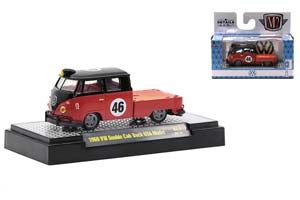 ГРУЗОВИК ФОЛЬЦВАГЕН VW С ДВОЙНОЙ КАБИНОЙ США МОДЕЛЬ 1960 (ДЛИНА МОДЕЛИ 6-10 СМ), КРАСНЫЙ / ЧЕРНЫЙ