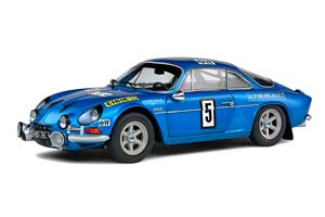 ALPINE A110 1600S #5 - OLYMPIA RALLYE 1972 - J.P.NICOLAS / J.TODT СИНИЙ