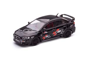 MITSUBISHI LANCER EVO X RALLIART EDITION ЧЕРНЫЙ (ДЛИНА МОДЕЛИ 6-10 СМ)