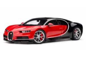 BUGATTI CHIRON 2003 RED WITH BLACK