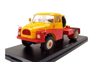 TATRA T138 TRACTOR TRUCK 3-ASSI 1959, RED / YELLOW