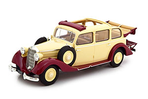 MERCEDES 260D PULLMAN OPEN 1936 CREME DARKRED