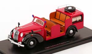 OPEL ADMIRAL FIRE ENGINE 1938 RED BLACK