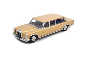 MERCEDES W100 600 LWB PULLMAN 1964 GOLDEN METALLIC / МЕРСЕДЕС ПУЛЬМАН ЗОЛОТИСТЫЙ