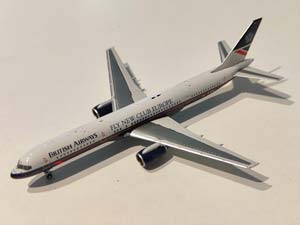 BOEING B 757-200 BRITISH AIRWAYS G-BIKU "FLY NEW CLUB EUROPE" LIMITED 28/100 (ДЛИНА 11,83 см)