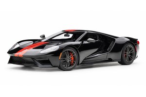 FORD GT 2017 SHADOW BLACK/ORANGE STRIPES / ФОРД ГТ ЧЕРНЫЙ