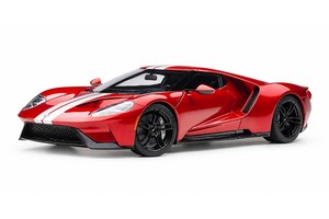 FORD GT 2017 RED WITH SILVER STRIPES / ФОРД ГТ КРАСНЫЙ