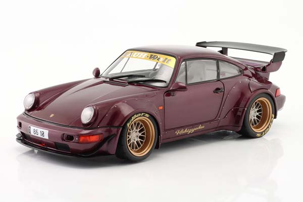 PORSCHE 911 (964) RWB HEKIGYOKU 2012 PURPLE-METALLIC / ПОРШЕ 911 ПУРПУРНЫЙ