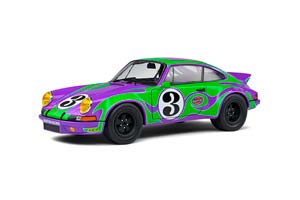 PORSCHE 911 RSR #3 HIPPIE TRIBUTE 1973 PURPLE/GREEN / ПОРШЕ 911 РСР ПУРПУРНЫЙ