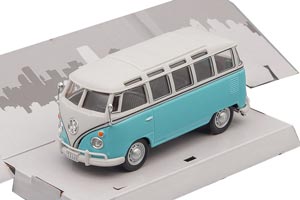 VW VOLKSWAGEN SAMBA BUS / ФОЛЬКСВАГЕН САМБА-БУС БЕЛО-ГОЛУБОЙ