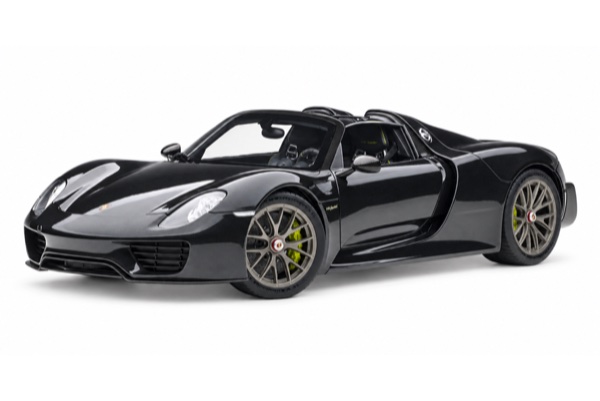 PORSCHE 918 SPYDER WEISSACH PACKAGE 2013 BLACK METALLIC