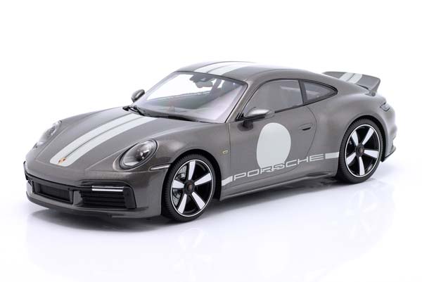 PORSCHE 911 (992) SPORT CLASSIC 2022 GREY METALLIC/WHITE