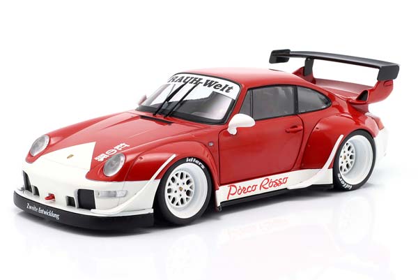 PORSCHE 911 (993) RWB RAUH-WELT PORCO ROSSO 2020 RED WHITE