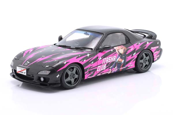 MAZDA RX7 (FD3) RS SOLIDO WORKS ITASHA CLUB 1999 BLACK PINK